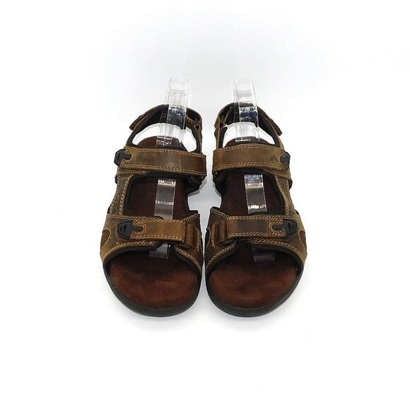 Appalachian Trial "Baxter" Brown Leather Sandal - Picture 6 of 13